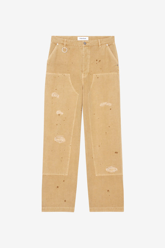 ETUDES STUDIO LOOSE CARPENTER PANTS CAMEL 1