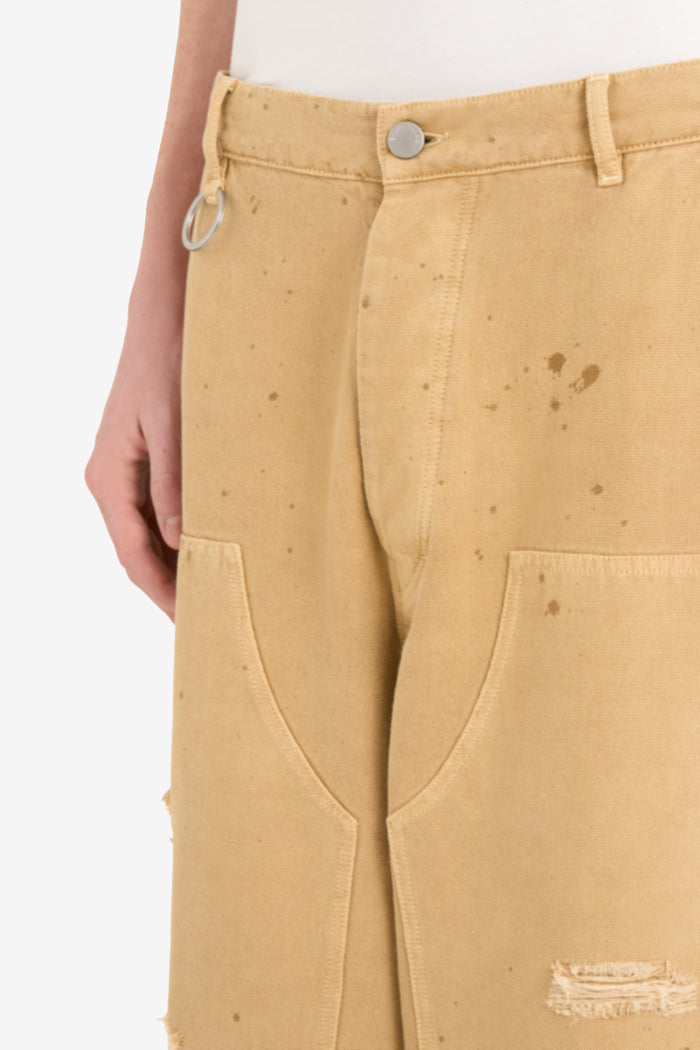 ETUDES STUDIO LOOSE CARPENTER PANTS CAMEL 4