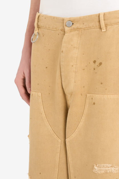 ETUDES STUDIO LOOSE CARPENTER PANTS CAMEL 4