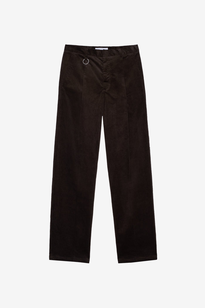 ETUDES STUDIO LOOSE CHINO PANT DARK BROWN 1