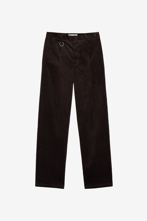 ETUDES STUDIO LOOSE CHINO PANT DARK BROWN 1