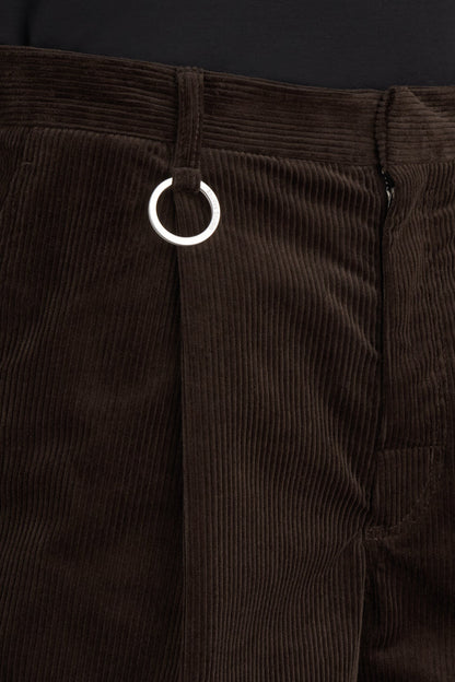 ETUDES STUDIO LOOSE CHINO PANT DARK BROWN 5