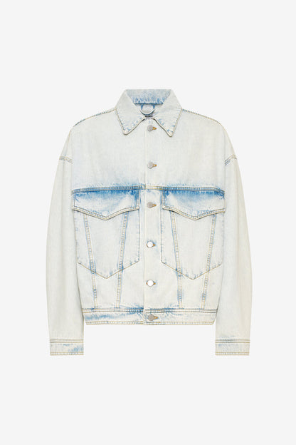 ETUDES STUDIO LOOSE DENIM JACKET BLEACH BLUE 1