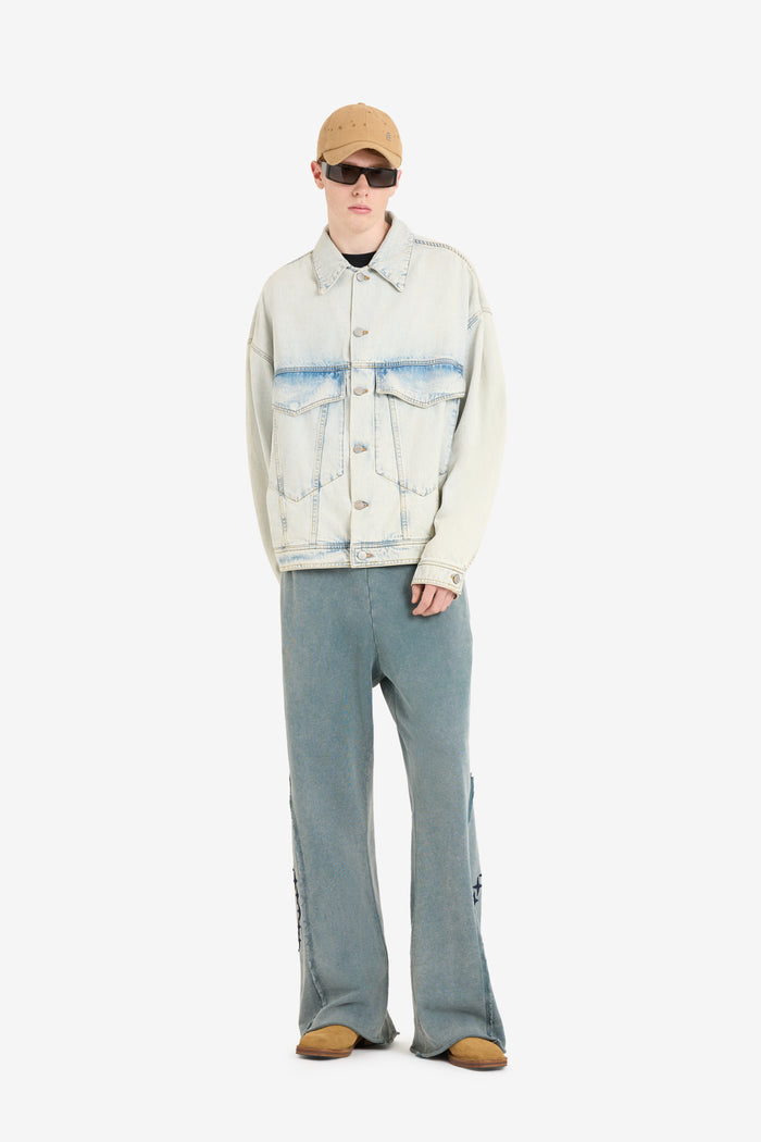 ETUDES STUDIO LOOSE DENIM JACKET BLEACH BLUE 5