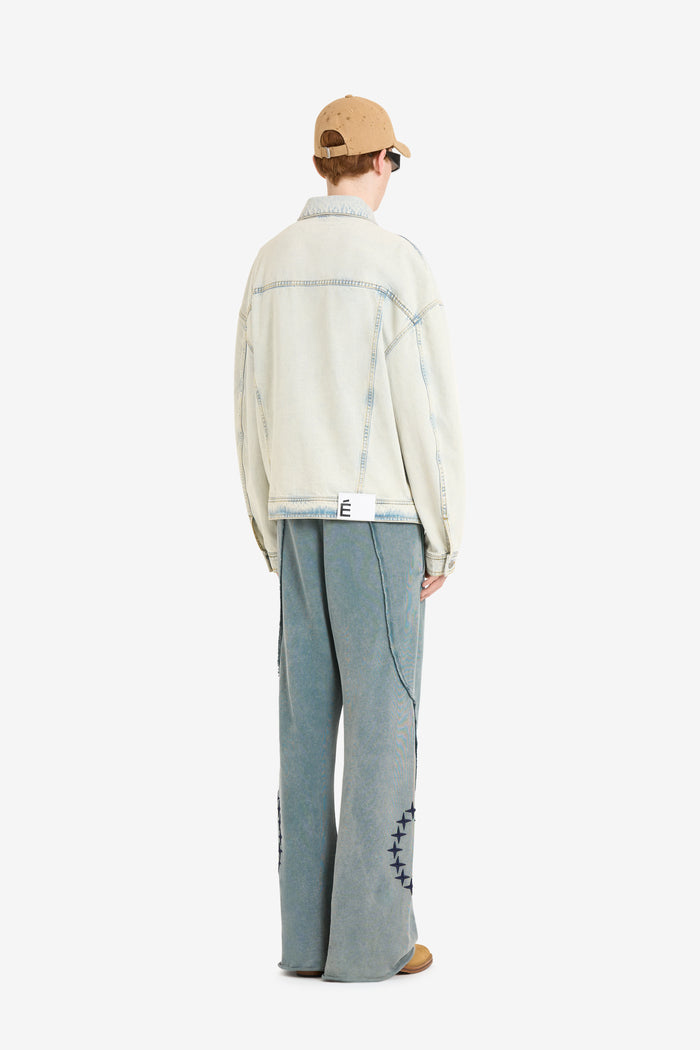 ETUDES STUDIO LOOSE DENIM JACKET BLEACH BLUE 6