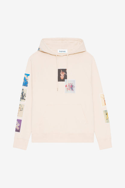 ETUDES STUDIO + ANDY WARHOL LOOSE HOODIE POLAROID BLUSH 1