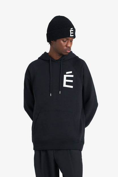 ETUDES STUDIO LOOSE HOODIE BIG E BLACK 3