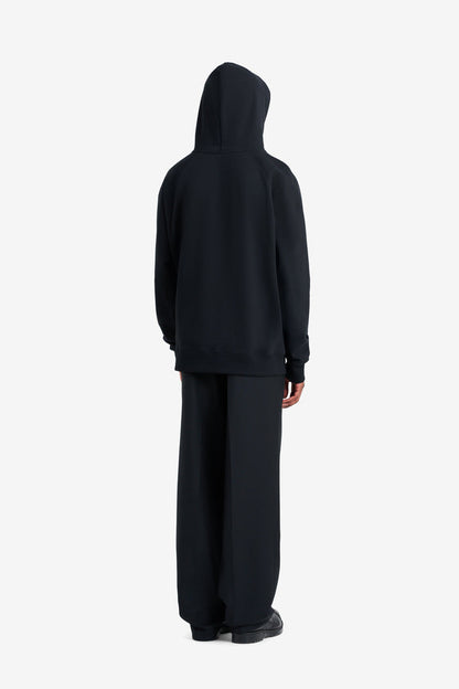 ETUDES STUDIO LOOSE HOODIE BIG E BLACK 5