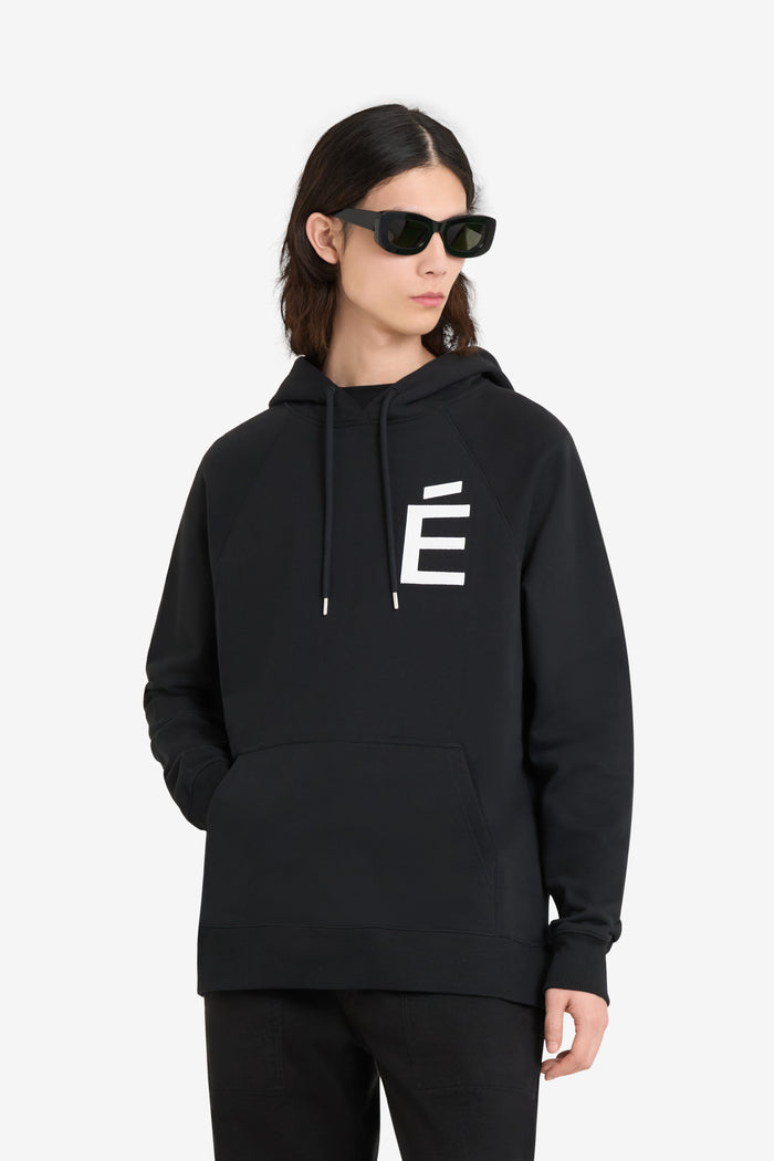ETUDES STUDIO LOOSE HOODIE BIG E WHITE 3