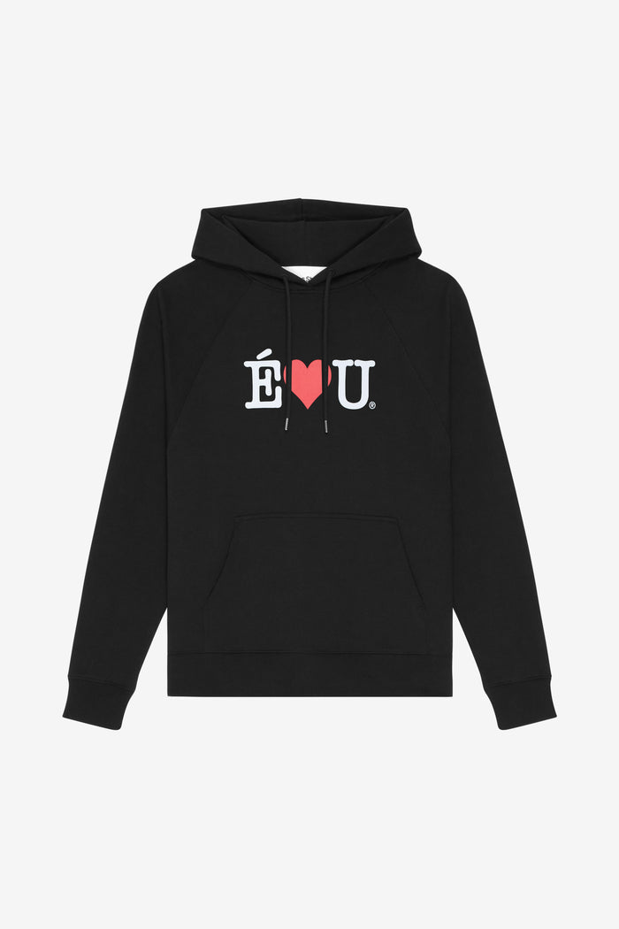 ETUDES STUDIO LOOSE HOODIE E L U BLACK 1