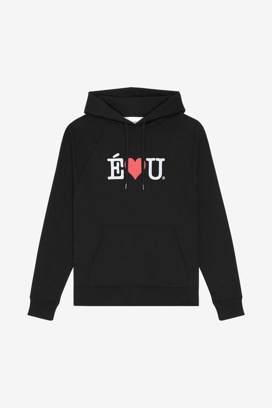ETUDES STUDIO LOOSE HOODIE E L U BLACK 1