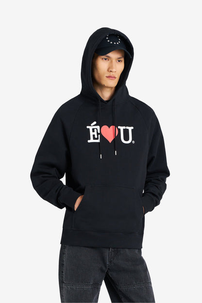 ETUDES STUDIO LOOSE HOODIE E L U BLACK 3