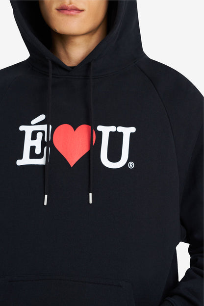 ETUDES STUDIO LOOSE HOODIE E L U BLACK 4