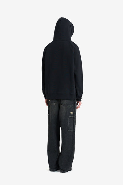 ETUDES STUDIO LOOSE HOODIE NOT A CRIME BLACK 5