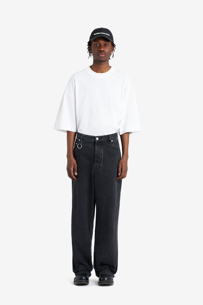 ETUDES STUDIO LOOSE JEANS PANT BLACK 2