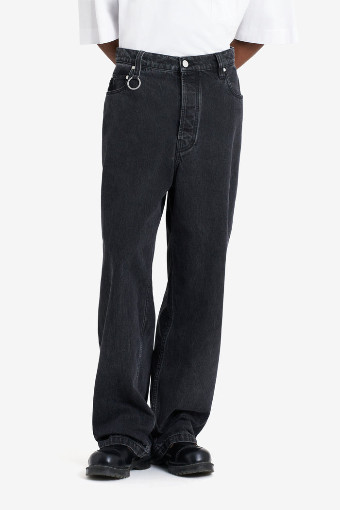 ETUDES STUDIO LOOSE JEANS PANT BLACK 3