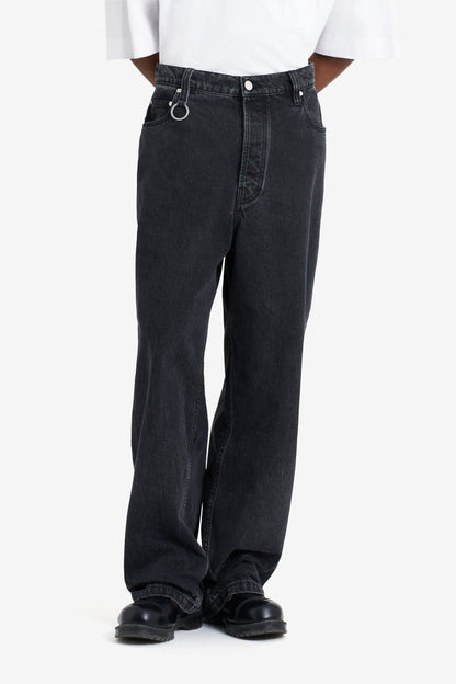 ETUDES STUDIO LOOSE JEANS PANT BLACK 3