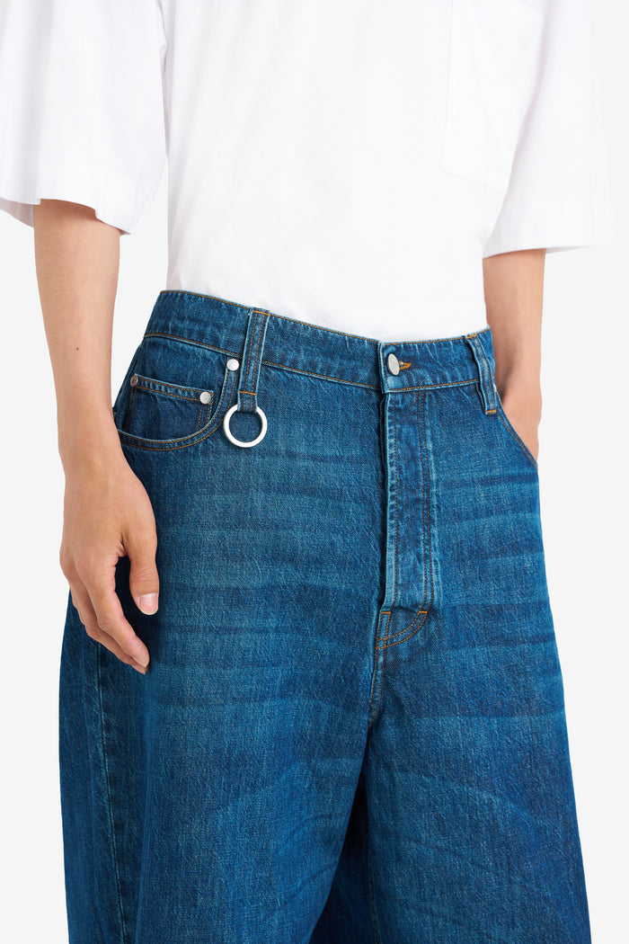 ETUDES STUDIO LOOSE JEANS PANT BLUE 4
