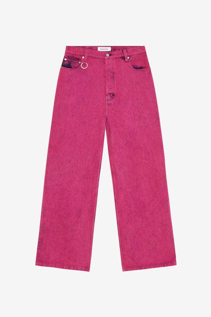ETUDES STUDIO LOOSE JEANS PANT PINK 1