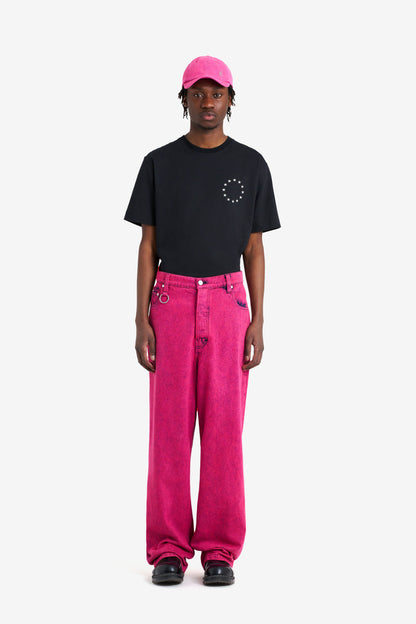 ETUDES STUDIO LOOSE JEANS PANT PINK 2