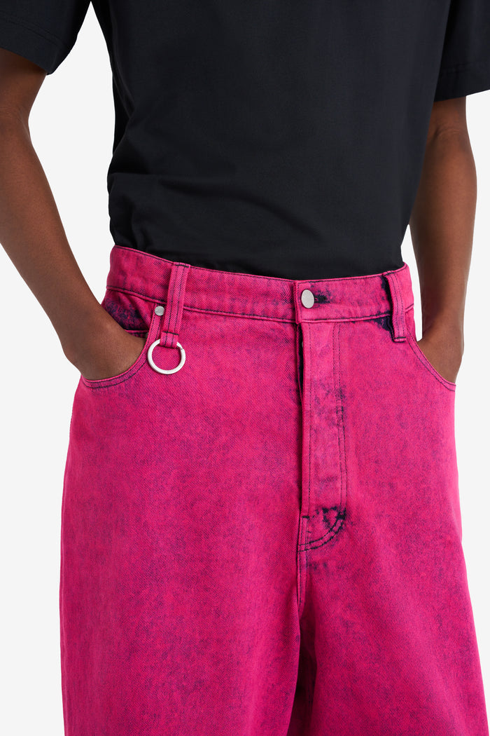 ETUDES STUDIO LOOSE JEANS PANT PINK 4