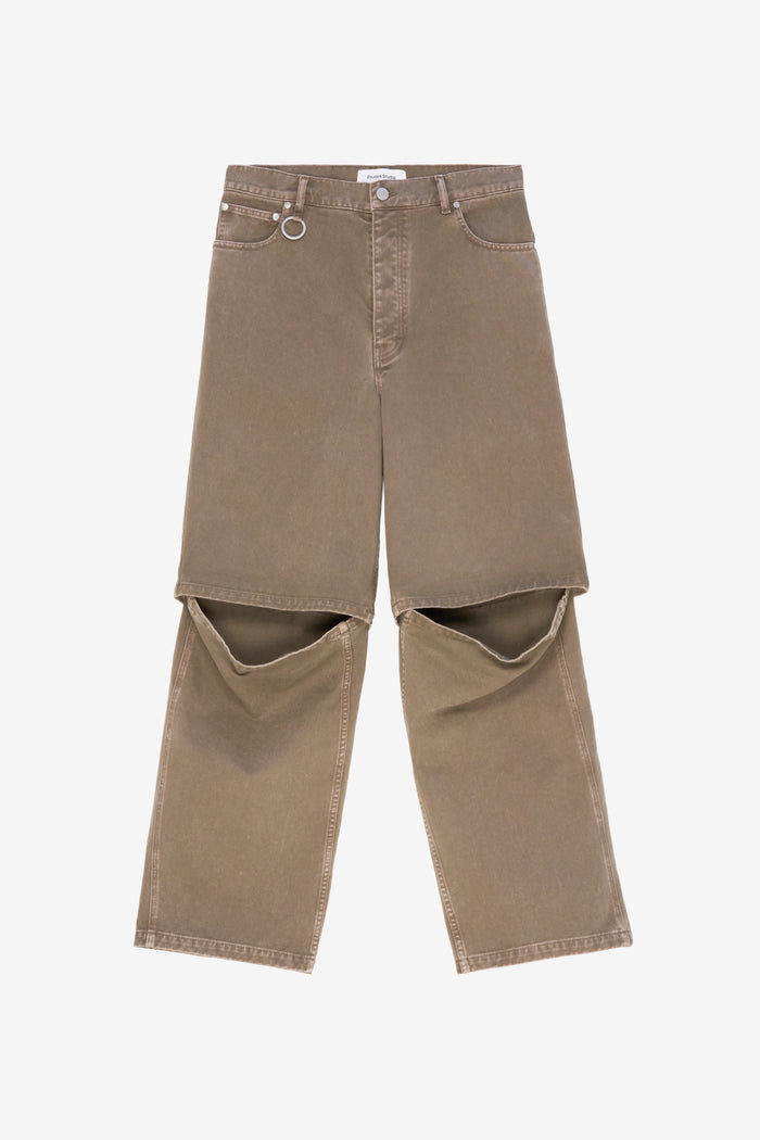 ETUDES STUDIO LOOSE JEANS PANT TAN 1