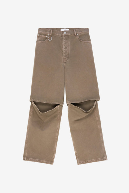 ETUDES STUDIO LOOSE JEANS PANT TAN 1