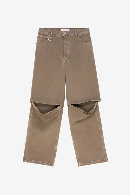 ETUDES STUDIO LOOSE JEANS PANT TAN 1