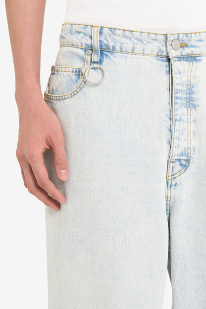 ETUDES STUDIO LOOSE JEANS PANT BLEACH BLUE 3