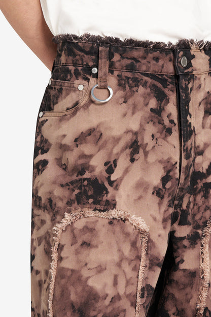 ÉTUDES STUDIO LOOSE JEANS PATCH BLEACH BROWN 4