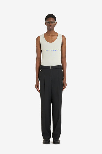 ETUDES STUDIO LOOSE SUIT PANT BLACK 2