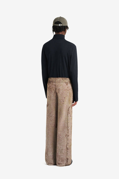 ETUDES STUDIO LOOSE SWEAT PANT BROWN 5