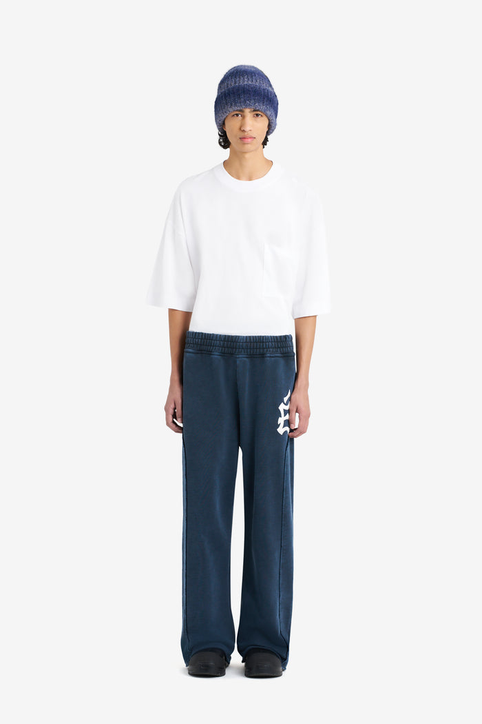 ETUDES STUDIO LOOSE SWEAT PANT EMB NAVY 2
