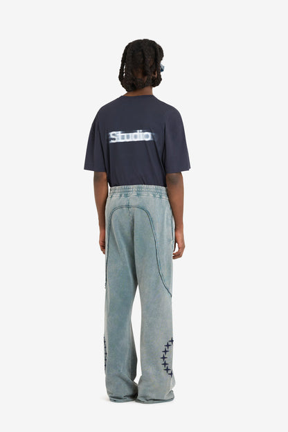 ETUDES STUDIO LOOSE SWEAT PANT PALE BLUE 4