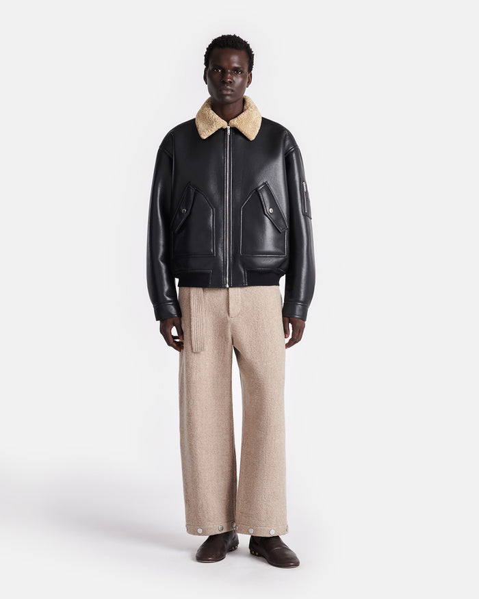 Lude - Flight jacket - Cornstalk/Black