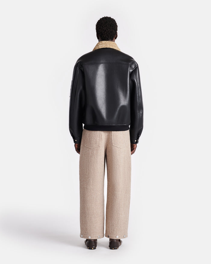 Lude - Flight jacket - Cornstalk/Black