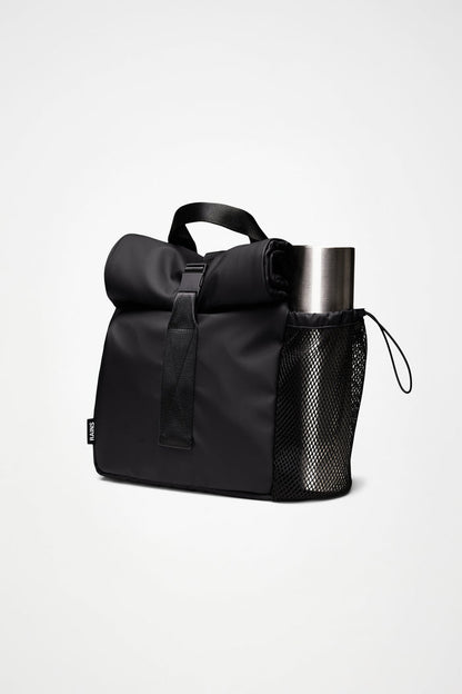 RAINS Lunch Bag Large Black 13.50L H38 x D14 x W24 cm Lunch Bag