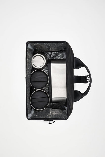 RAINS Lunch Bag Large Black 13.50L H38 x D14 x W24 cm Lunch Bag