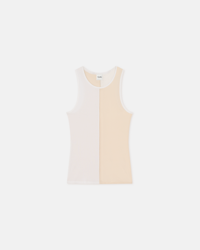 Macha - Tank top - White/Eggshell