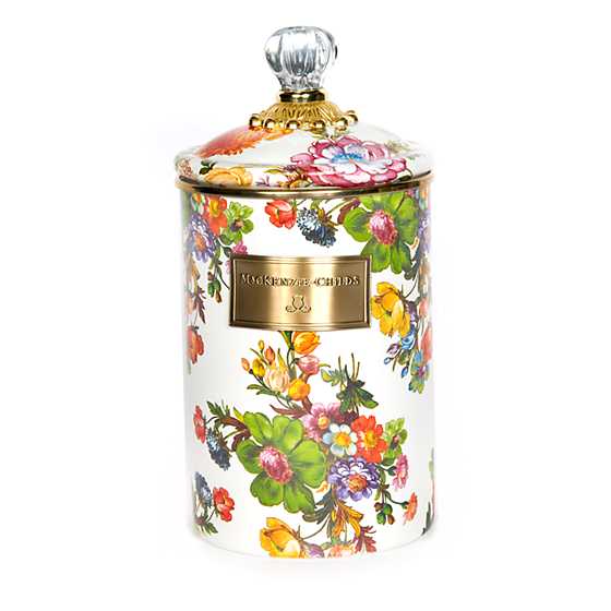 Mackenzie Childs CANISTER FLOWER MARKET