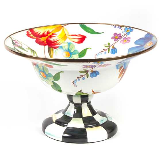 Mackenzie Childs COMPOTE BOWL Enamel