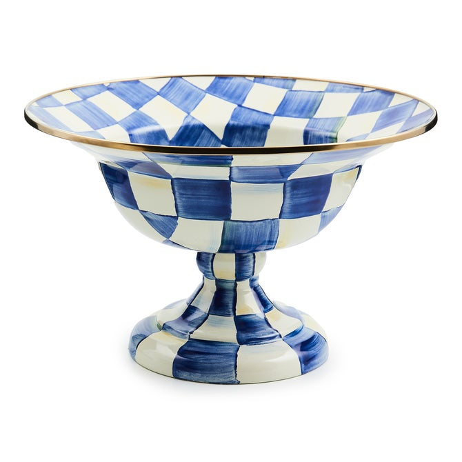 Mackenzie Childs COMPOTE BOWL Enamel