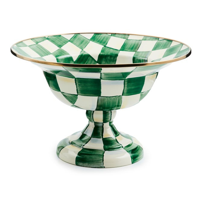 Mackenzie Childs COMPOTE BOWL Enamel