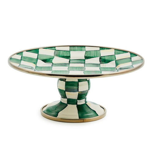 Mackenzie-Childs Pedestal Platter Check (Various Colors)