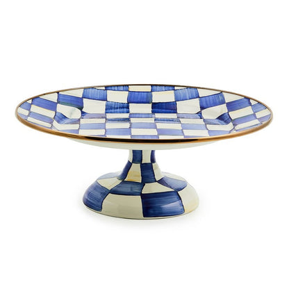 Mackenzie-Childs Pedestal Platter Check (Various Colors)