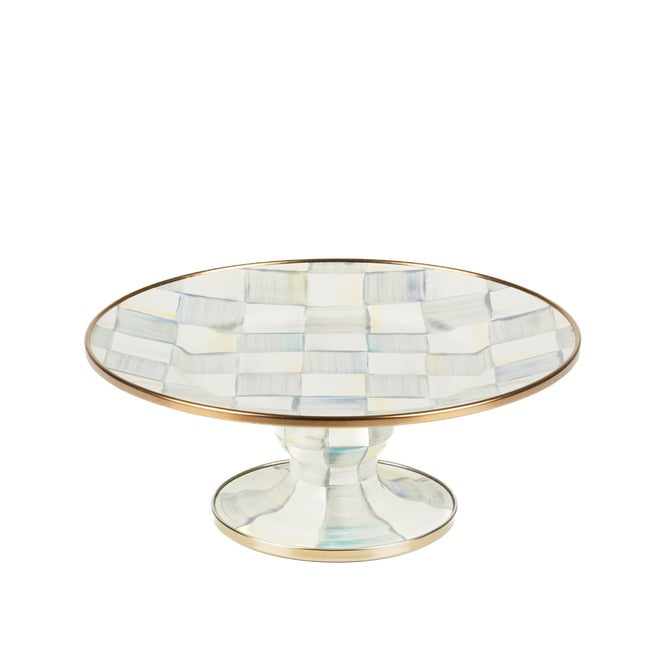 Mackenzie-Childs Pedestal Platter Check (Various Colors)