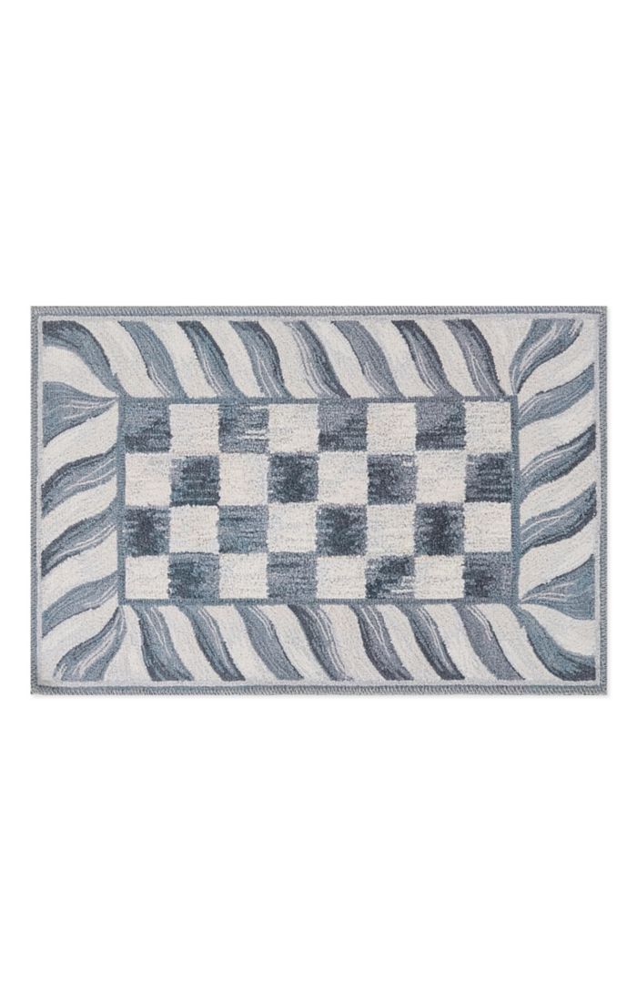 Mackenzie Childs Rug Check Washable 2x3