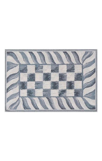 Mackenzie Childs Rug Check Washable 2x3