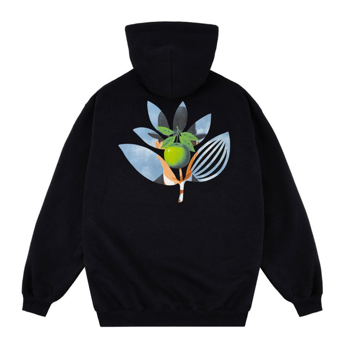 Magenta Pomme Hoodie Black