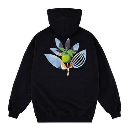 Magenta Pomme Hoodie Black